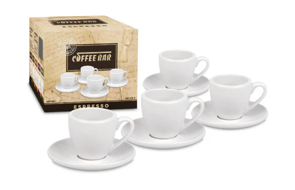 طقم إسبريسو 8 قطع من Konitz بتصميم Coffee Bar