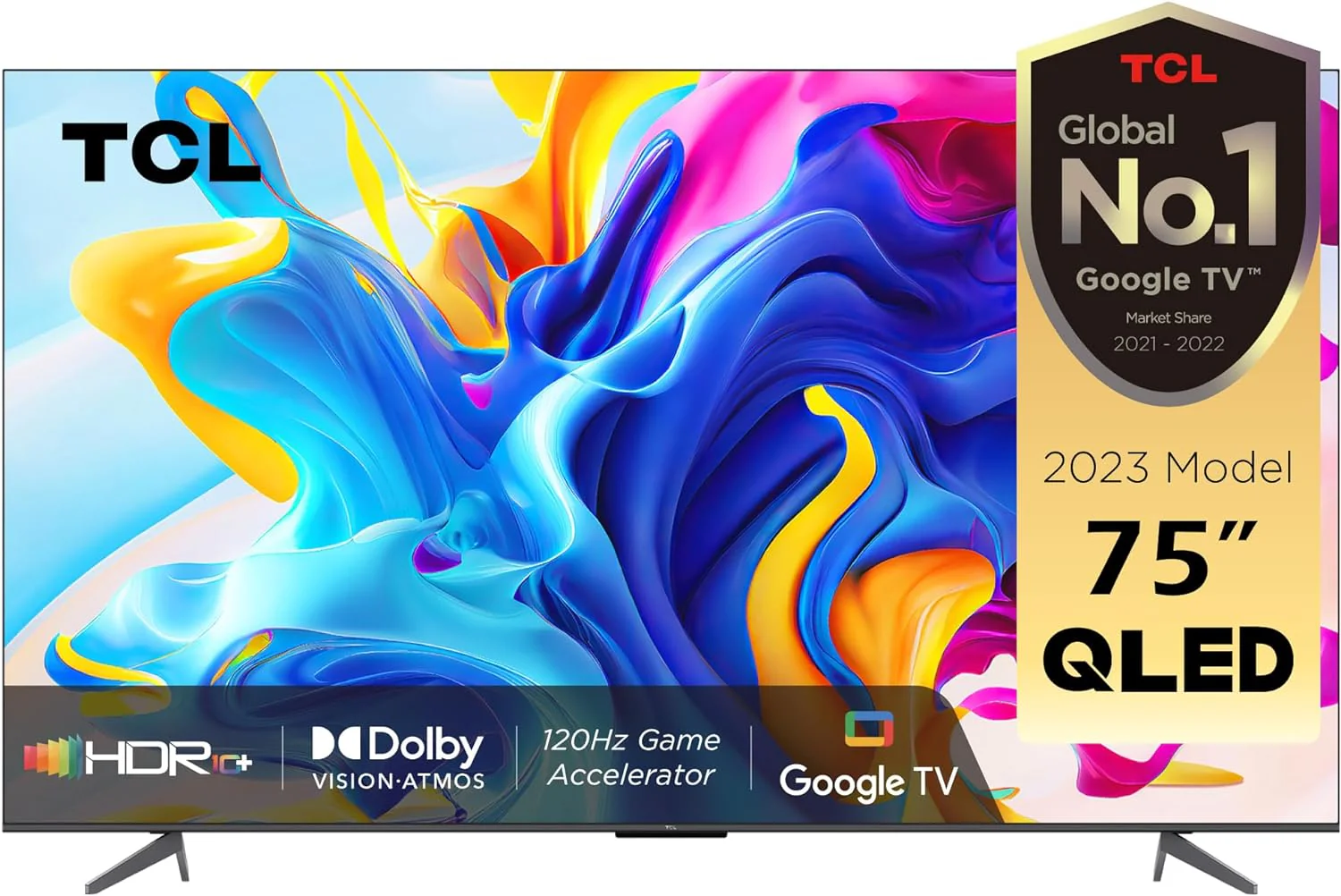 تلفزيون ذكي QLED 4K بحجم 75 انش من TCL