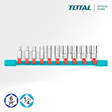 طقم بوكسات 1/4 انش، 10 قطع، 14 ملم من TOTAL - Image 4