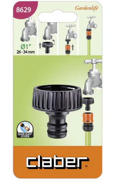 وصلة حنفية 3/4"-1/2"الي بربيش الري من Claber - Image 4