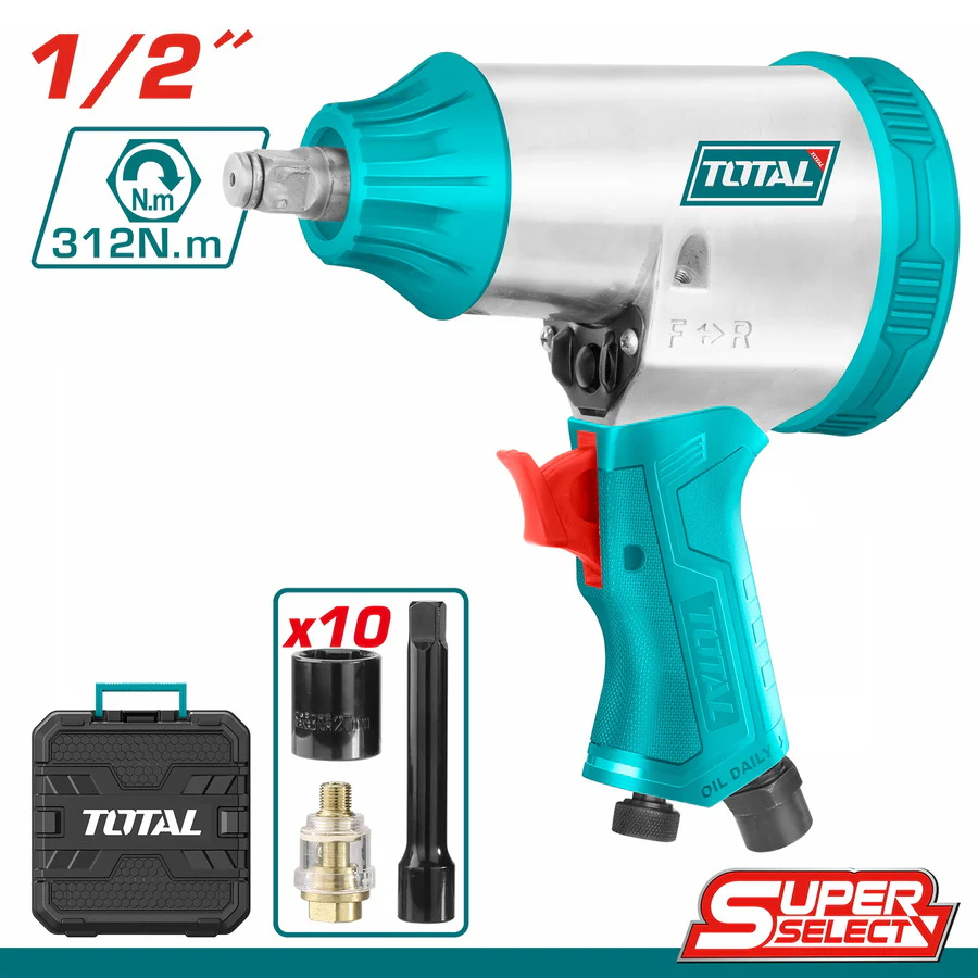 دريل بناشر 1/2" من Total - Image 2