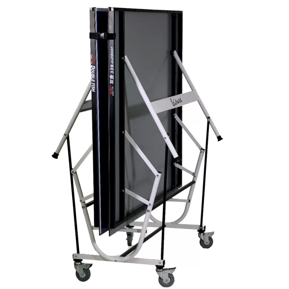 طاولة تنس Double Fish DF-339 للاستخدام الداخلي والخارجي، مقاومة للماء وقابلة للطي - Image 3
