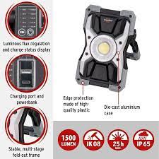مصباح عمل LED خارجي 5 أوضاع وبور بانك الطاقة USB من Brennenstuhl - Image 4