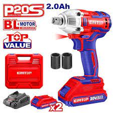 دريل بكس 1/2 " 20 فولت + الإكسسوارات من EMTOP. - Image 4