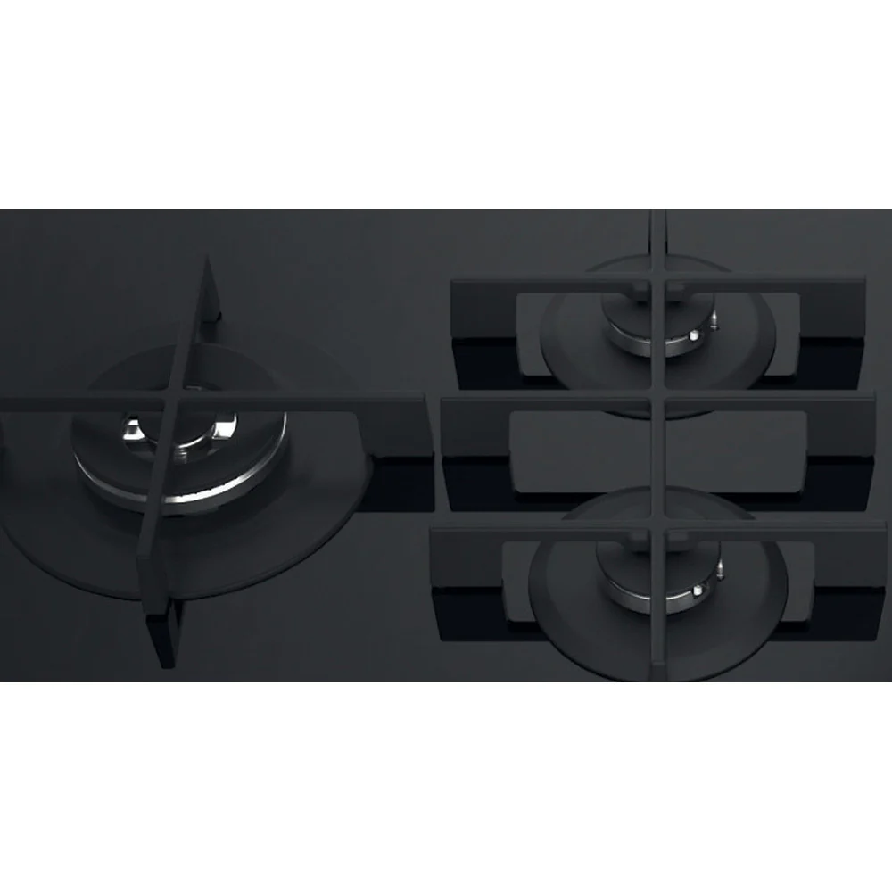 موقد غاز 90 سم، أسود، 5 شعلات من ويرلبول Whirlpool - Image 11