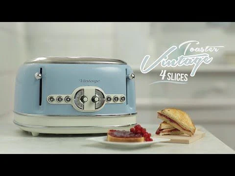 توستر بـ4 فتحات من Ariete Vintage 156 - بيج - Image 2