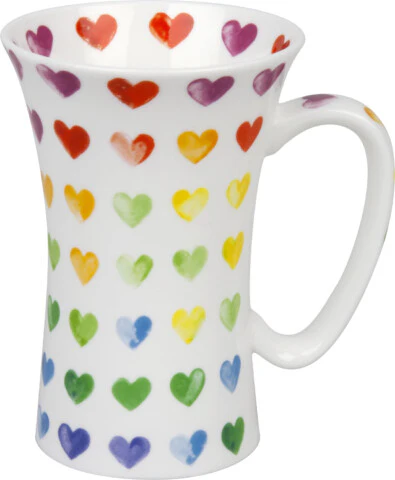 كوب سعة 630 مل من Konitz بتصميم Colourful Cast Hearts