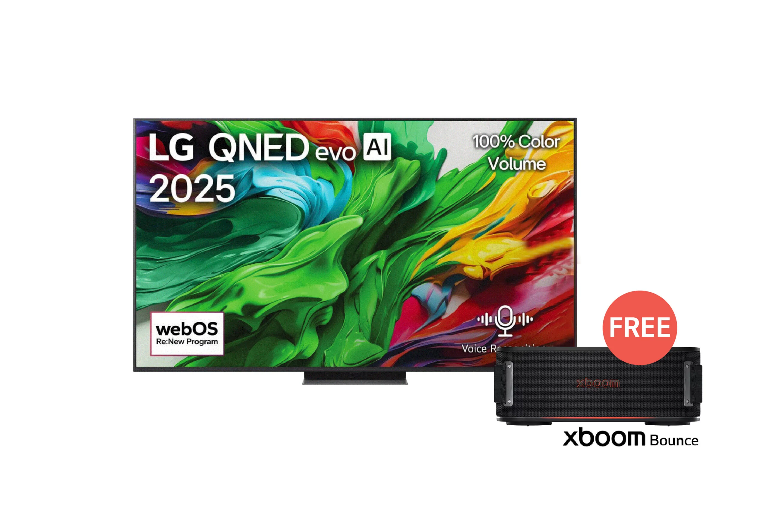 تلفزيون LG QNED evo AI QNED86 100 بوصة MiniLED
