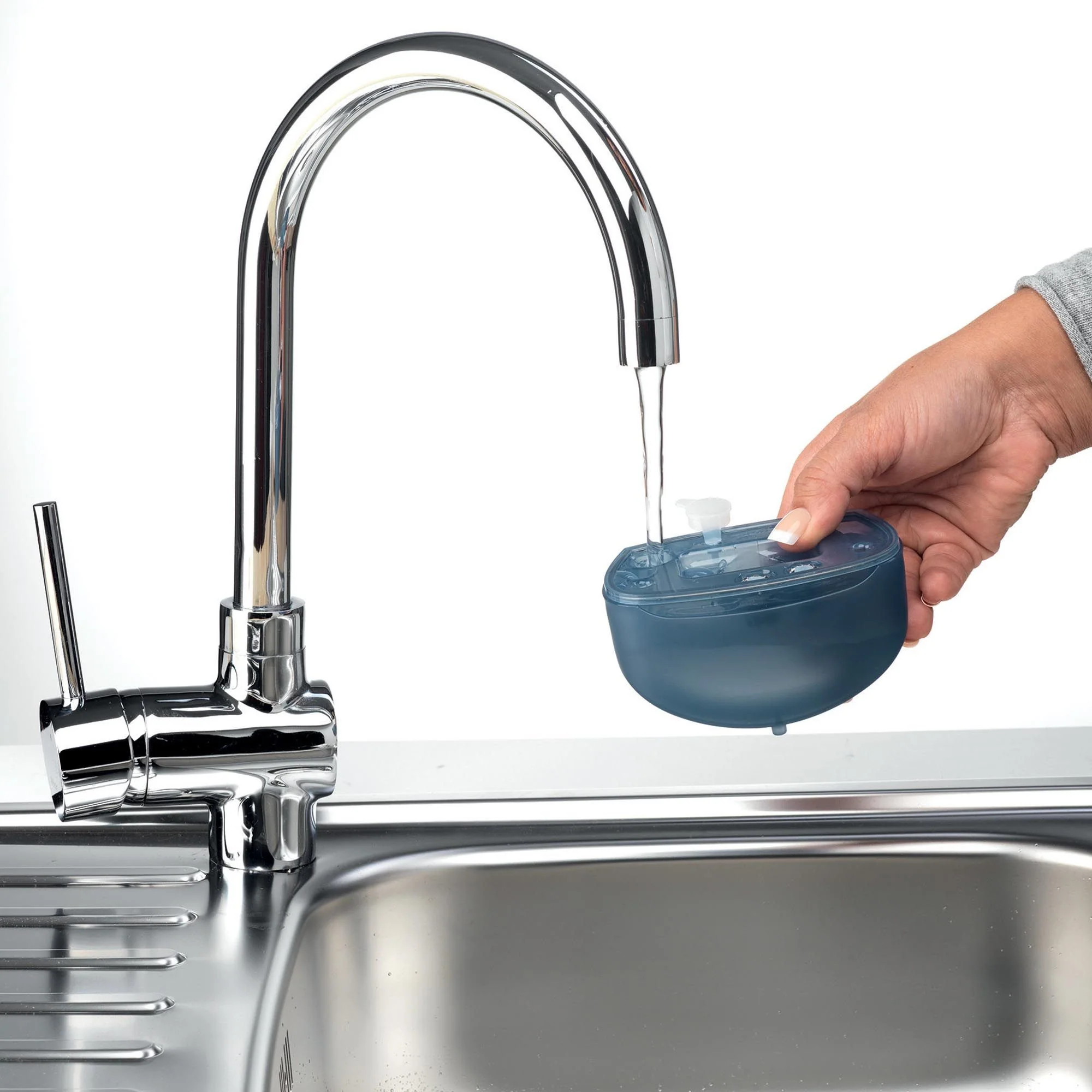 مكواة بخار 1000 واط من Ariete Duetto 6246 - أبيض وأزرق - Image 3