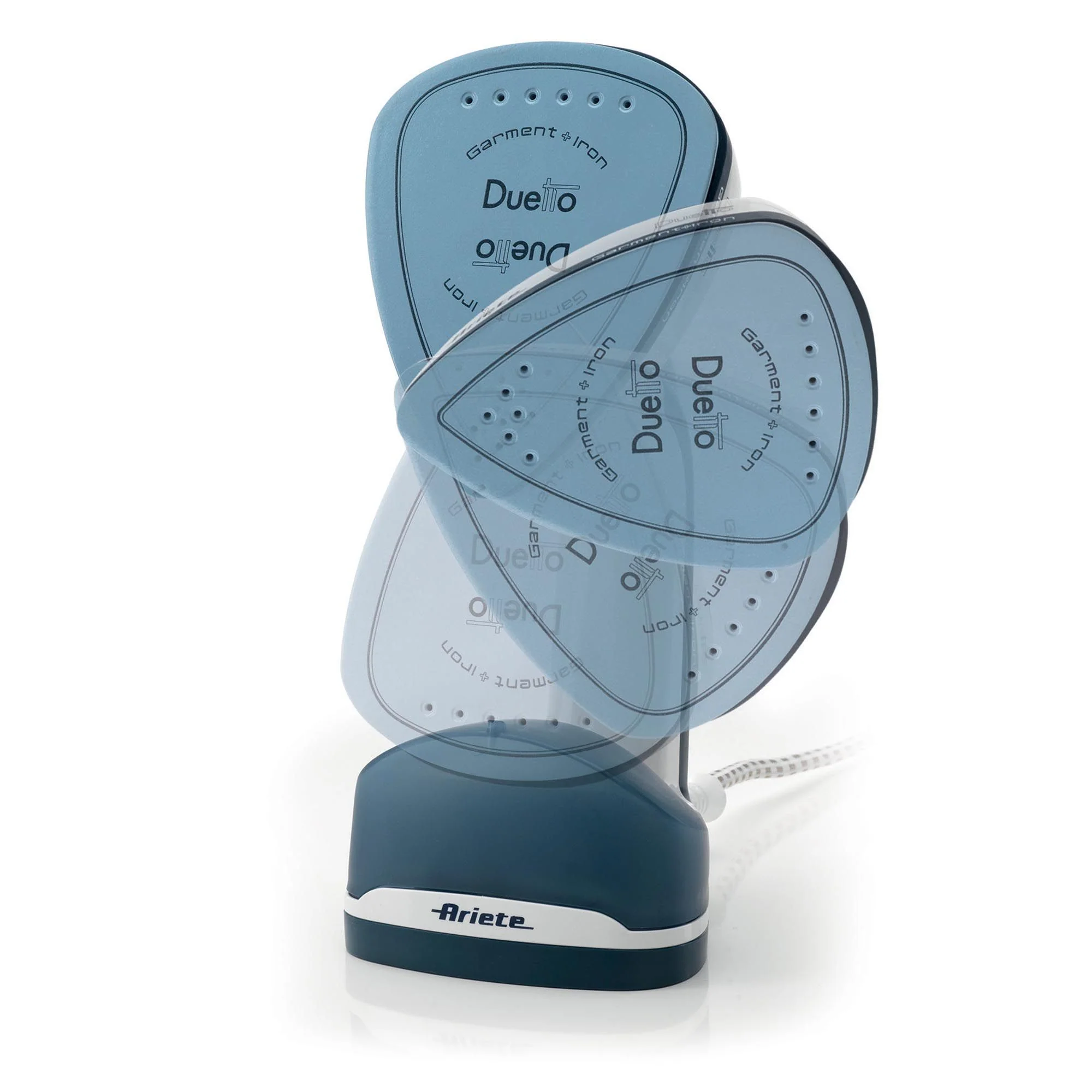 مكواة بخار 1000 واط من Ariete Duetto 6246 - أبيض وأزرق - Image 5