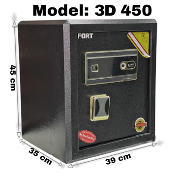 خزنة 3D450 مقاومة للحريق من فورت FORT