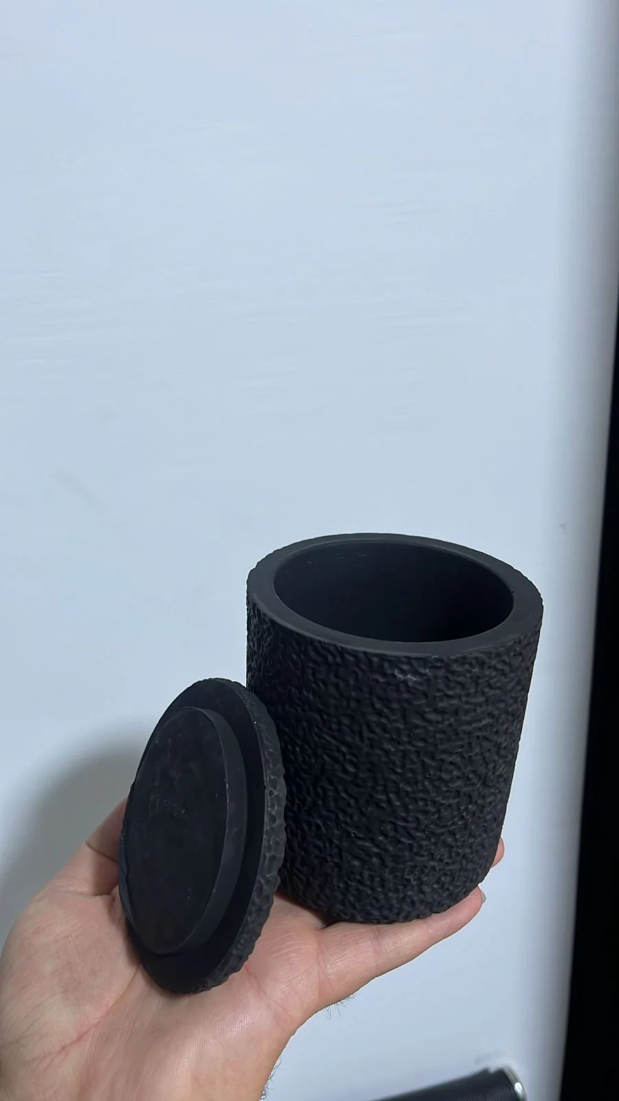 شمعة Stone Cande الفاخرة حجر مصقول يدويًا، شمع طبيعي معطر، قطعة ديكور دائمة - Image 5