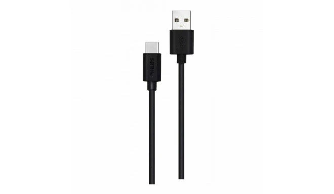 كابل فيليبس USB-A إلى USB-C 1.2 متر شحن سريع ونقل بيانات موثوق