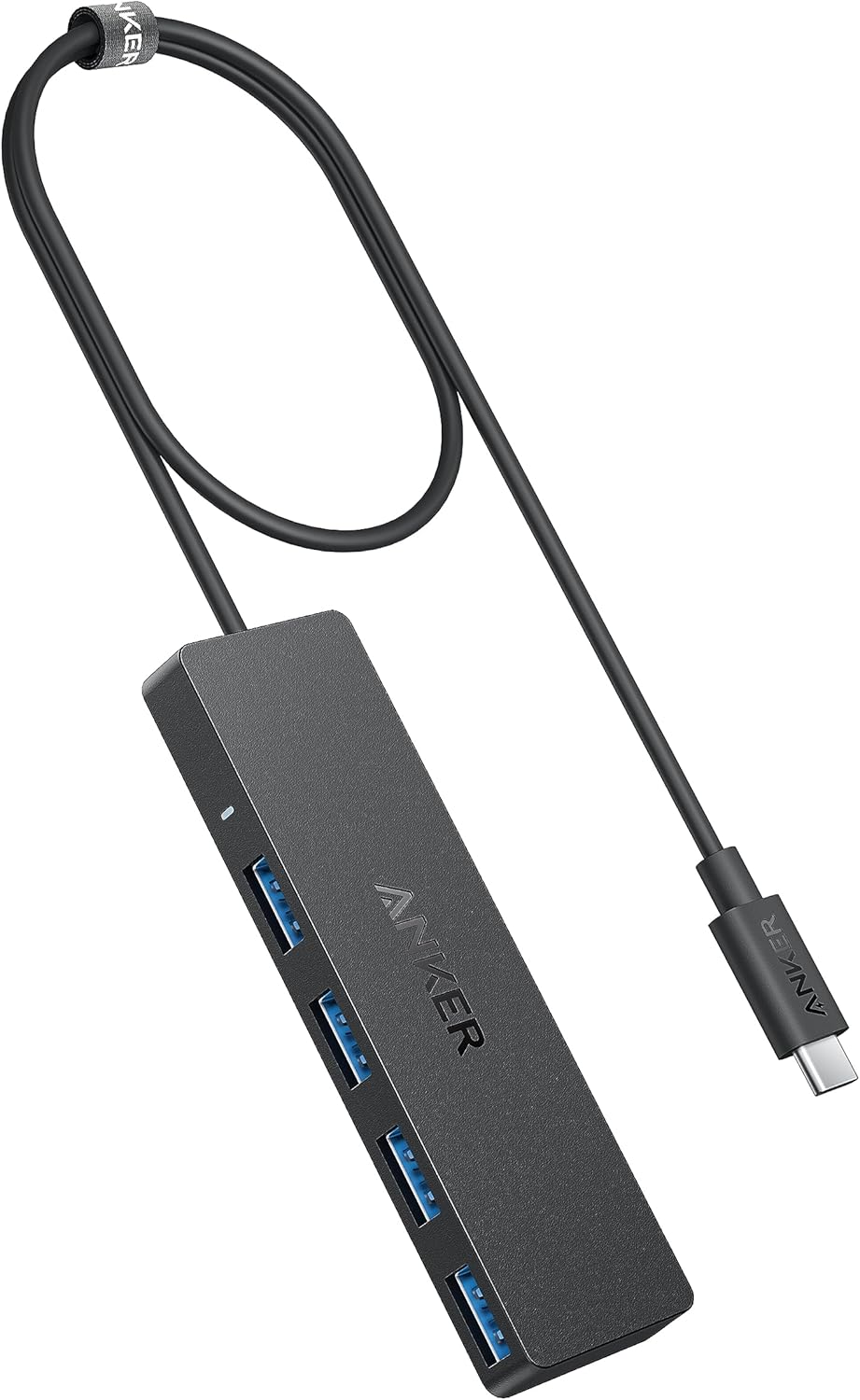 محور USB-C من أنكر 4 في 1 بسرعات نقل عالية 5 جيجابت مع 4 منافذ USB 3.0