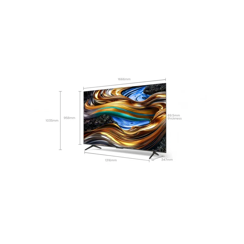 : تلفزيون ذكي TCL 4K بحجم 75 بوصة - Image 2