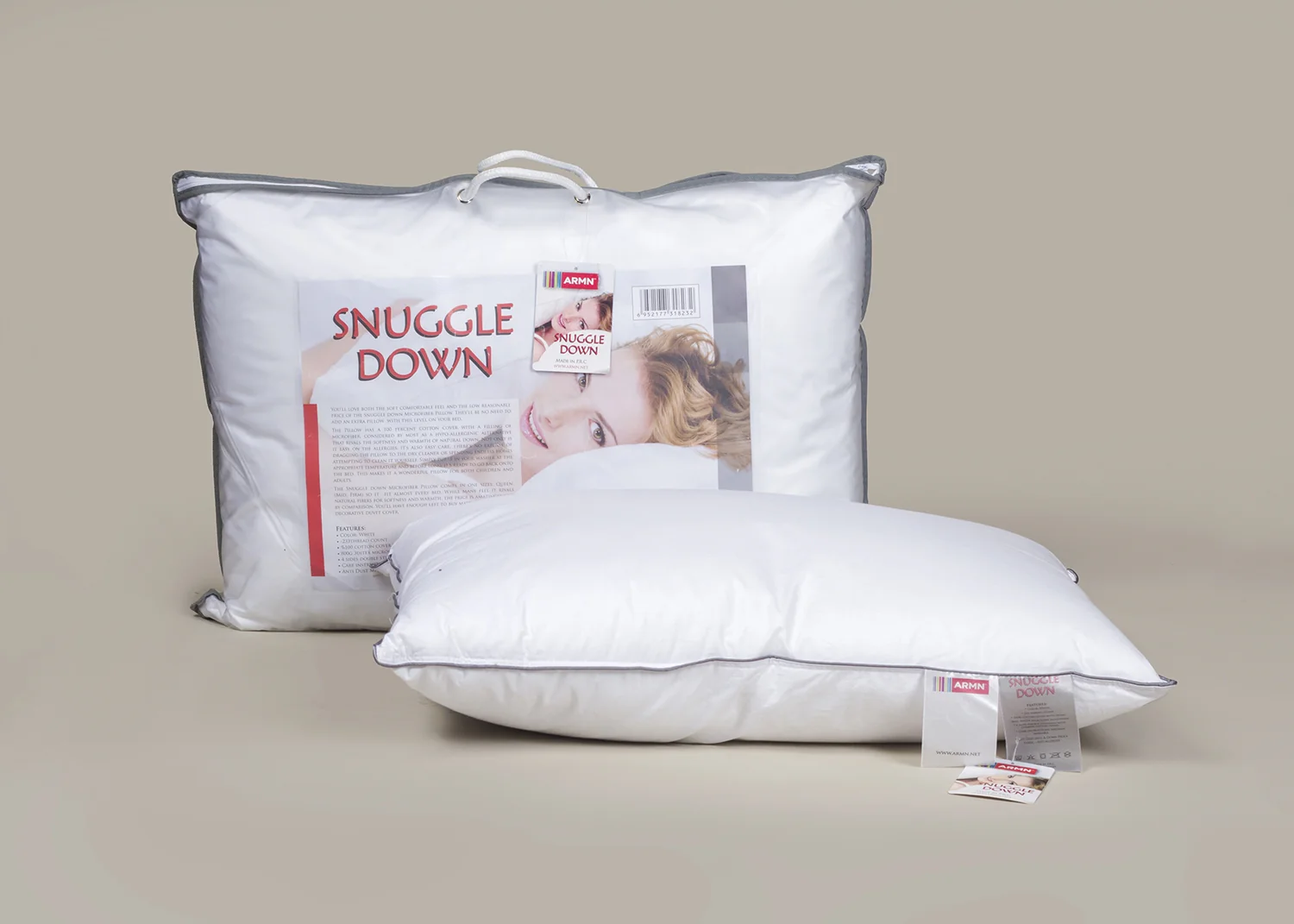 وسادة متوسطة الكثافة من ARMN بتصميم Snuggle Down - Image 3