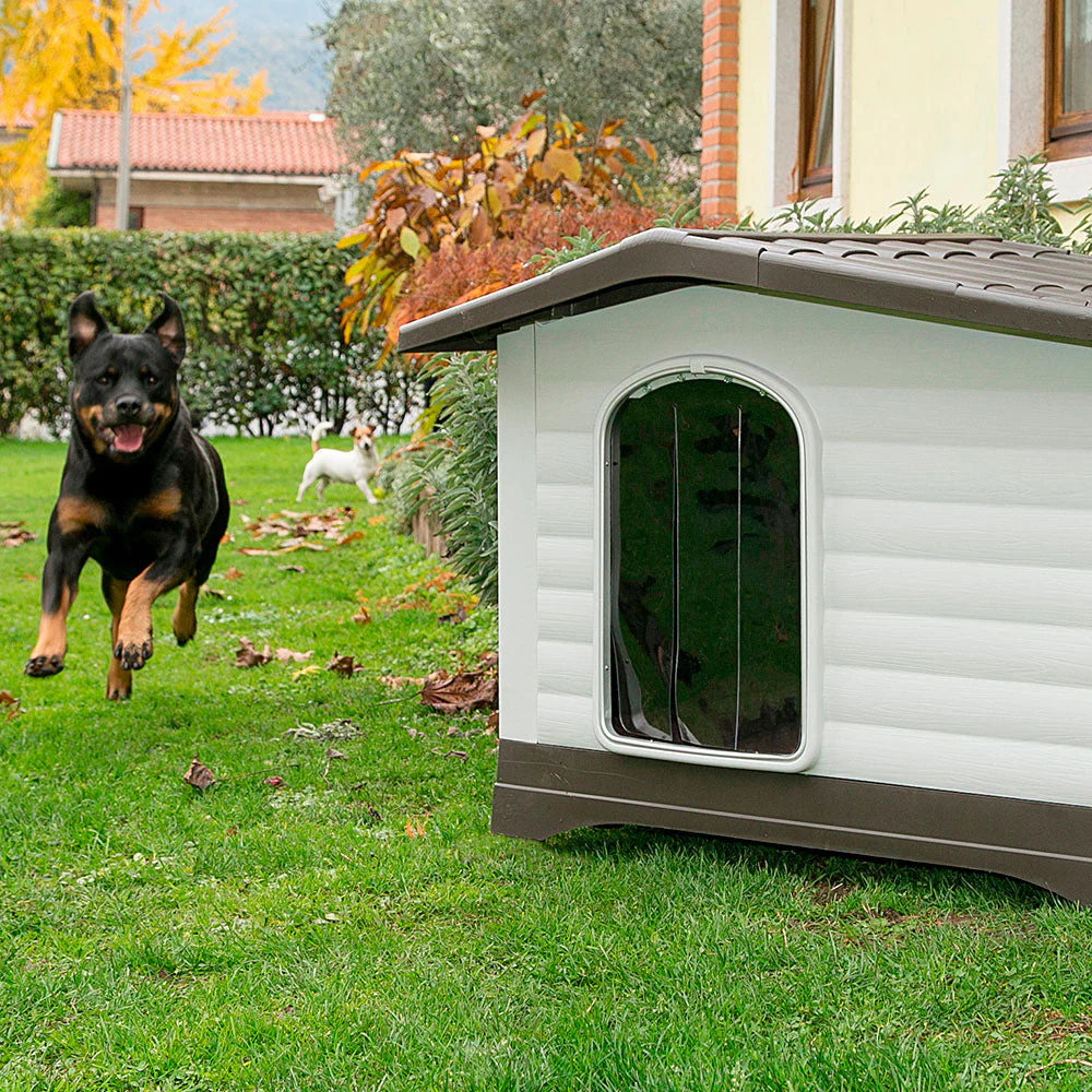 باب DOGVILLA شفاف وخطافات ومسامير للكلاب من Ferplast - Image 2