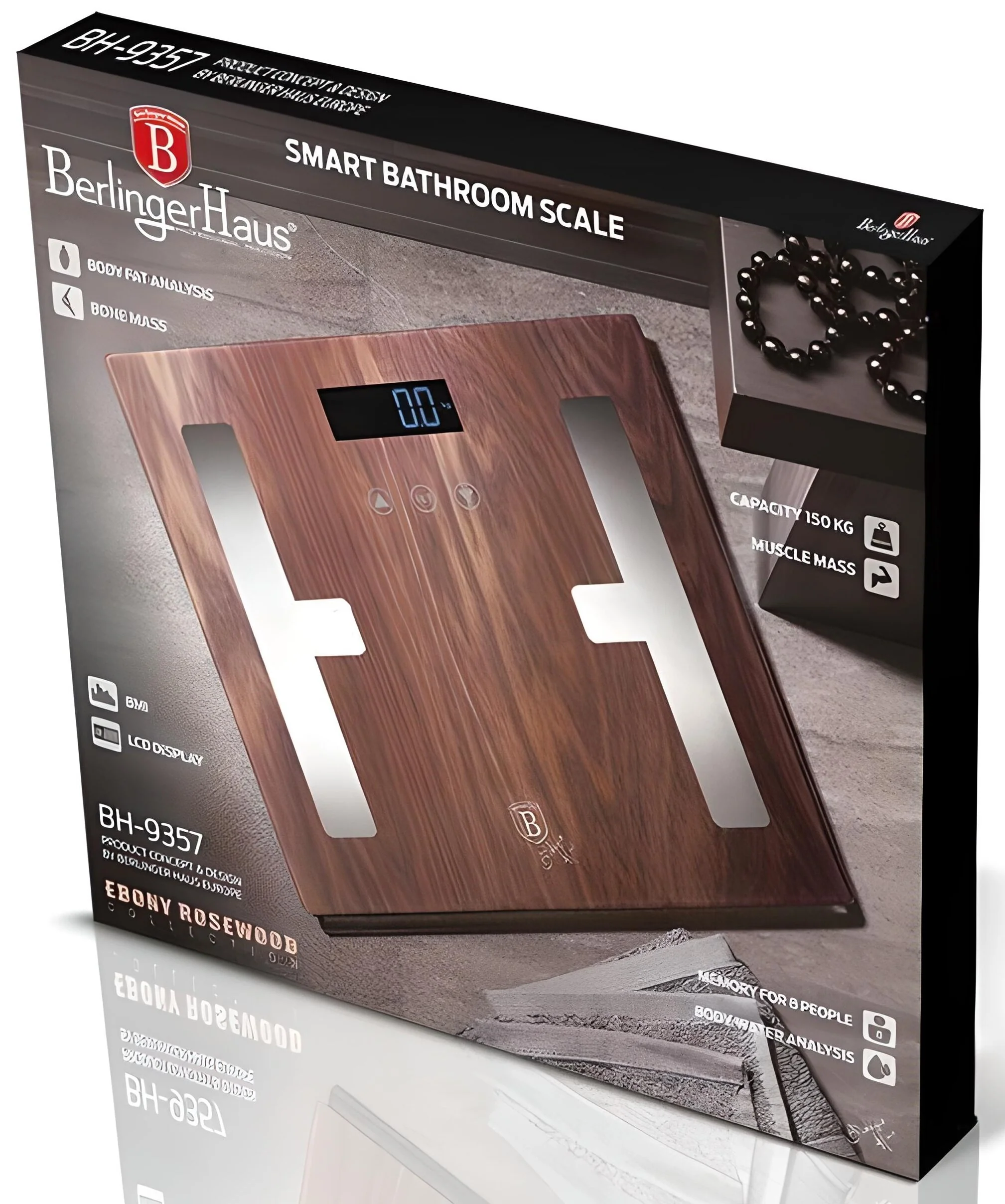 ميزان وزن ودهون من Berlinger Haus - بني - Image 3