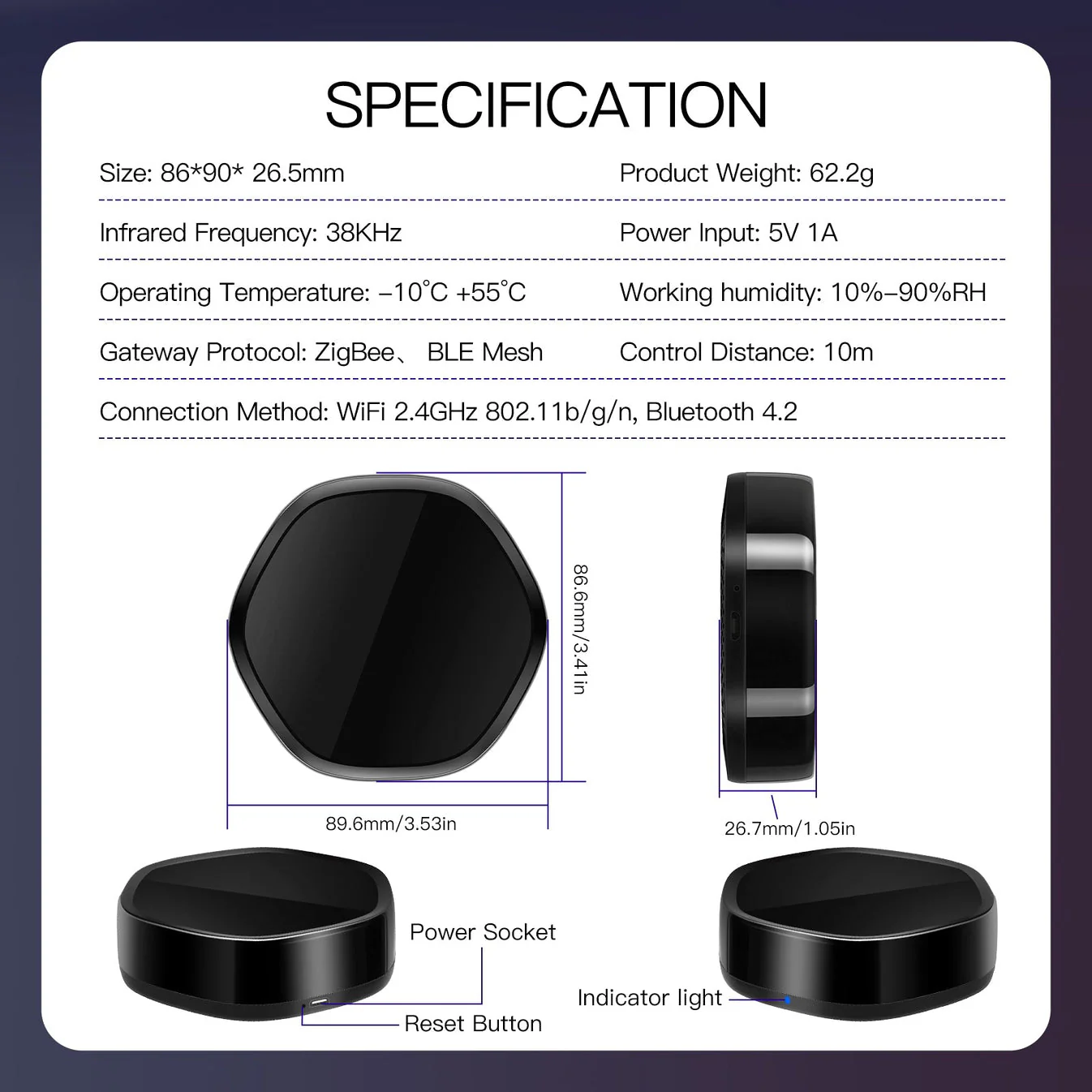 بوابة ZigBee الذكية (Hub) مع بديل الرموت IR - Image 8