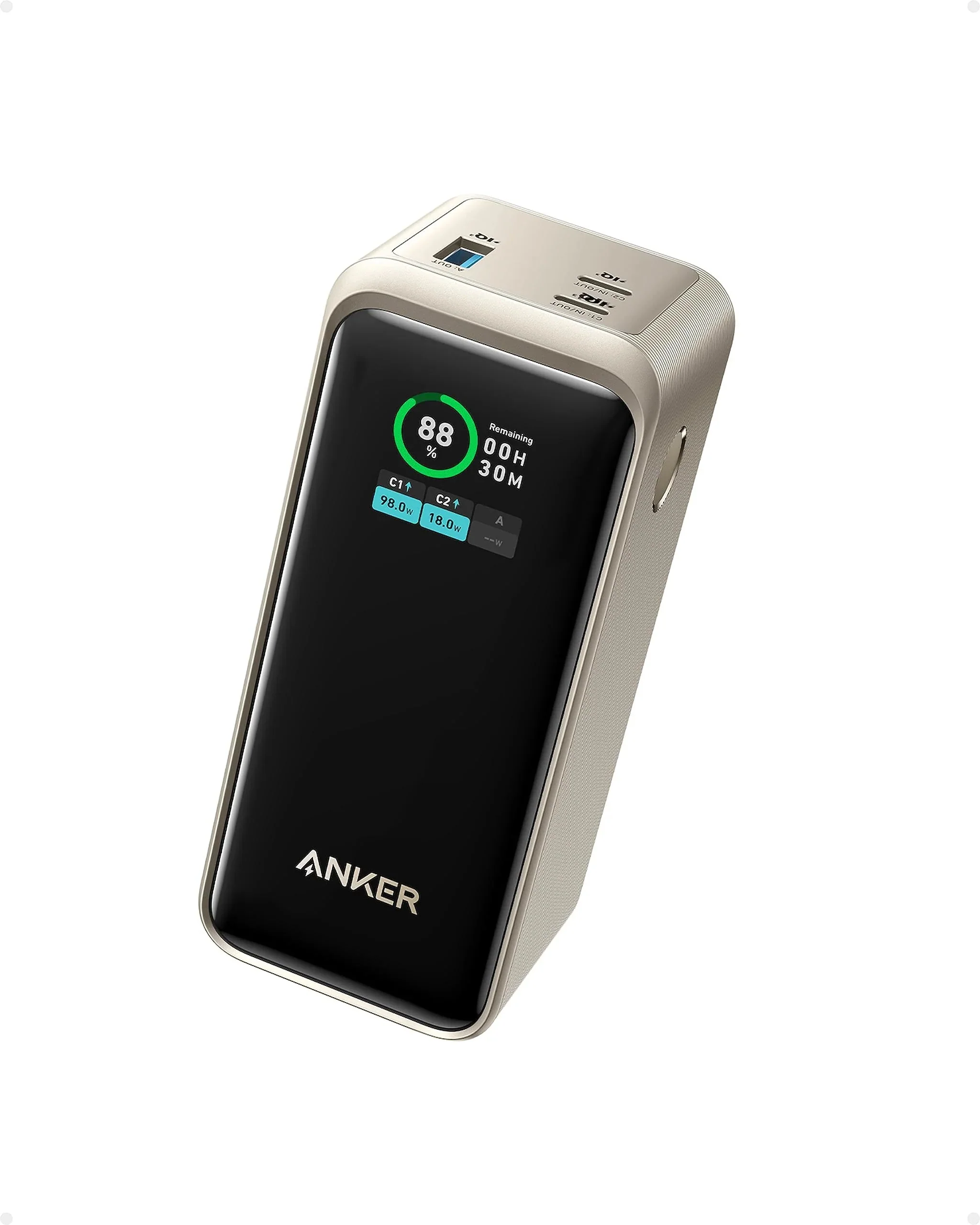 باور بانك 20000MAH بخرج 200W يشحن لابتوبين 100W لكل منهما من Anker - Image 8