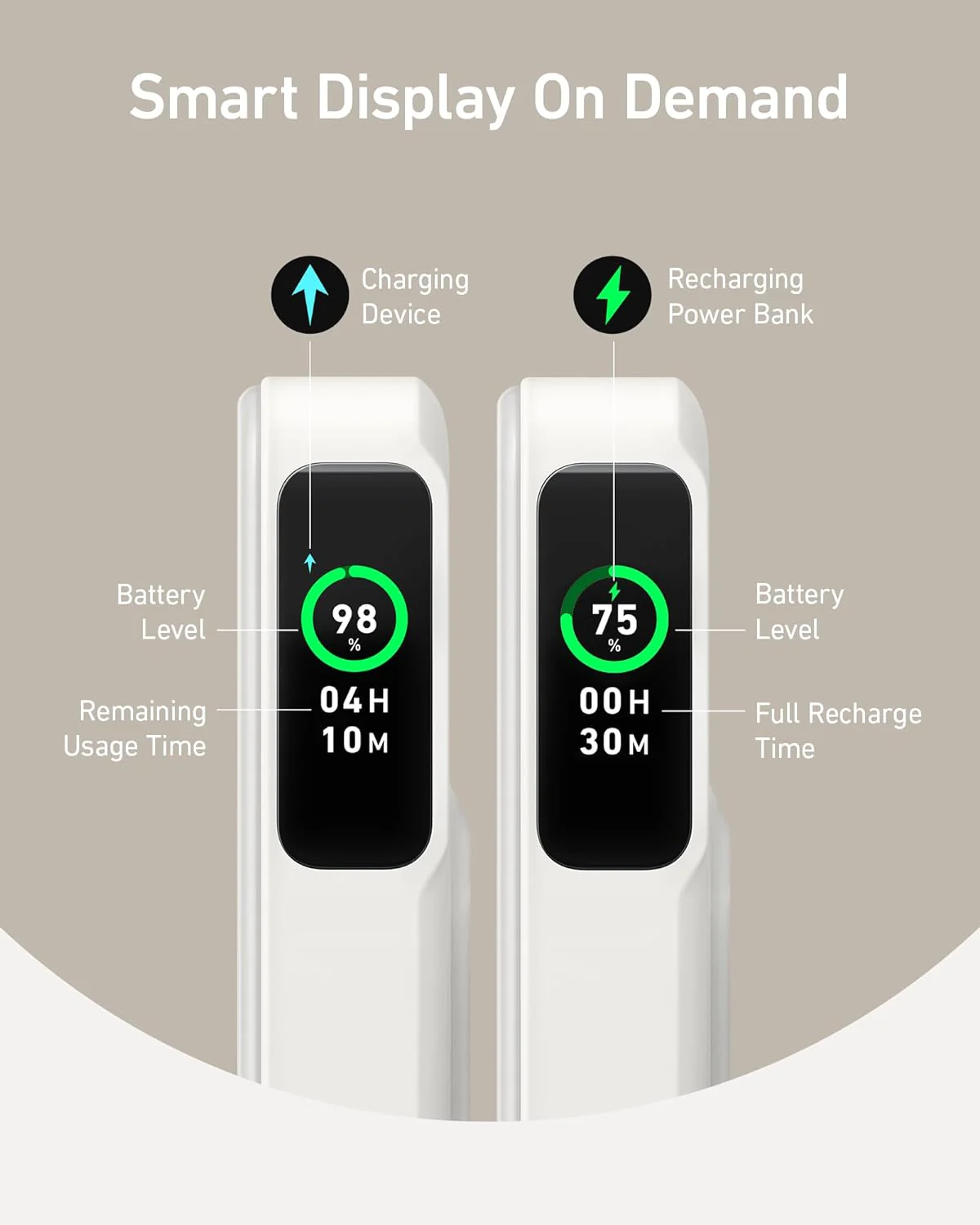 باور بانك مغناطيسي 10000MAH بشحن لاسلكي 15W مع Qi2 من Anker - Image 4