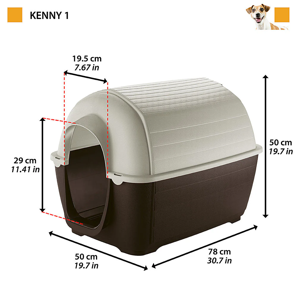 بيت كلاب خارجي إجلو مقاس 07 من Ferplast - Image 10