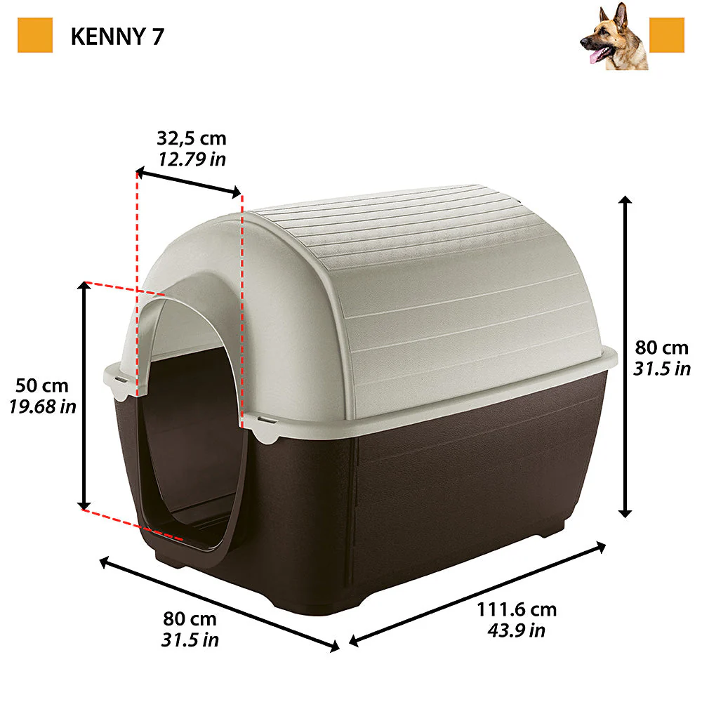 بيت كلاب خارجي إجلو مقاس 07 من Ferplast - Image 31