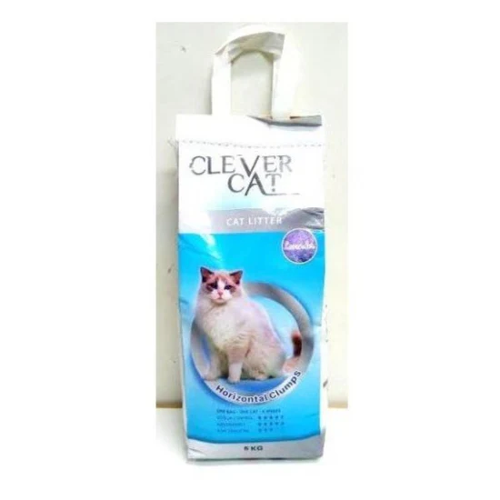 CLEVAERCAT رمل قطط 5KG بنتونايت صوديوم طبيعي تكتّل فائق وإزالة روائح CLEVER CAT