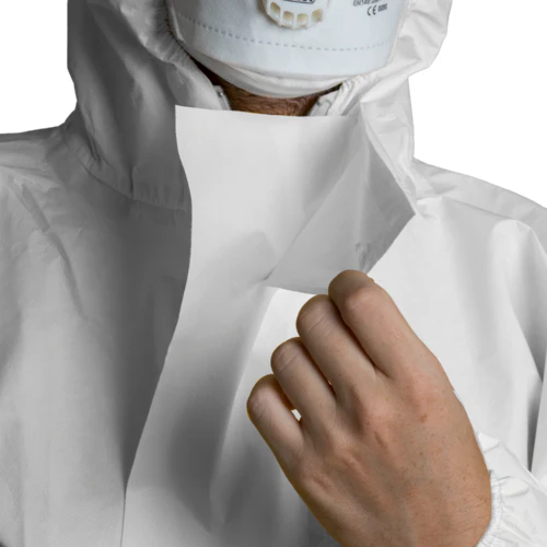 غطاء واقي للاستعمال مرة واحدة لون أبيض من COVERGAURD - Image 2