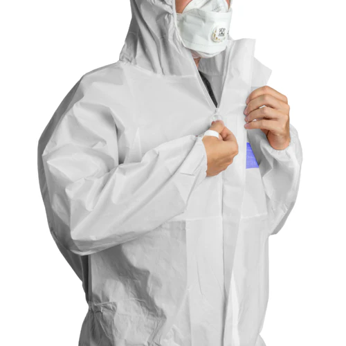 غطاء واقي للاستعمال مرة واحدة لون أبيض من COVERGAURD - Image 5