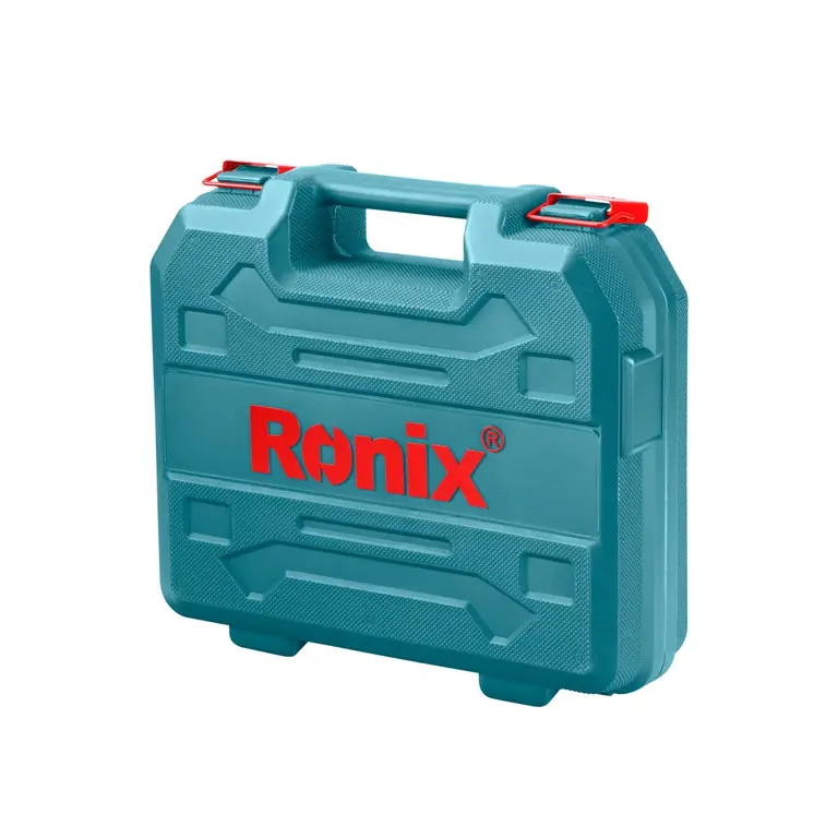 دريل شحن مع طقم عدة وريش من RONIX - Image 7
