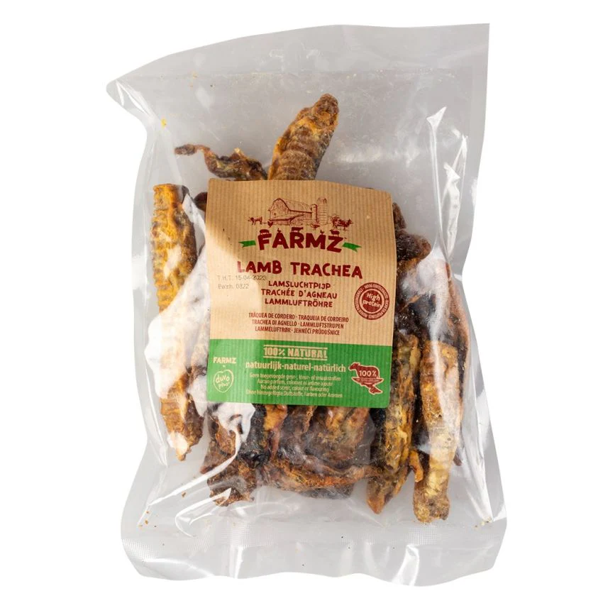 Farmz قصبة هوائية من الضأن (250 جرام) طبيعية 100% للكلاب من Duvo.