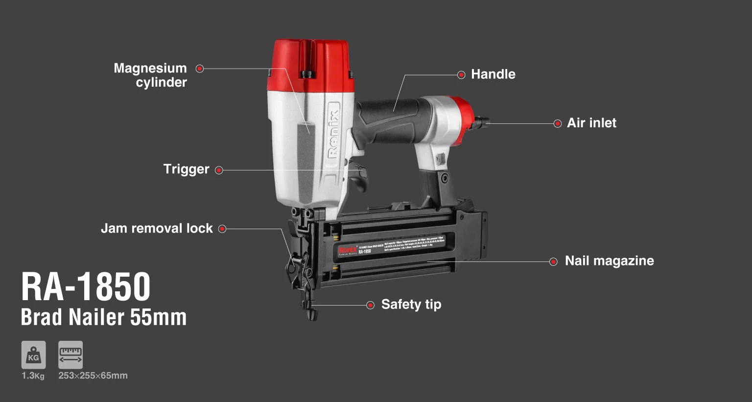 فرد مسمار هواء ثقيل من RONIX - Image 11