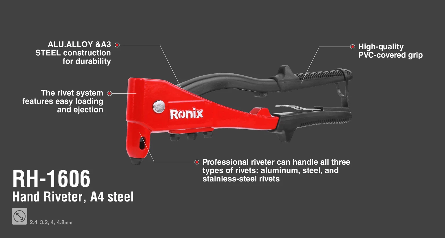 فرد تباشيم ثقيل من RONIX - Image 7