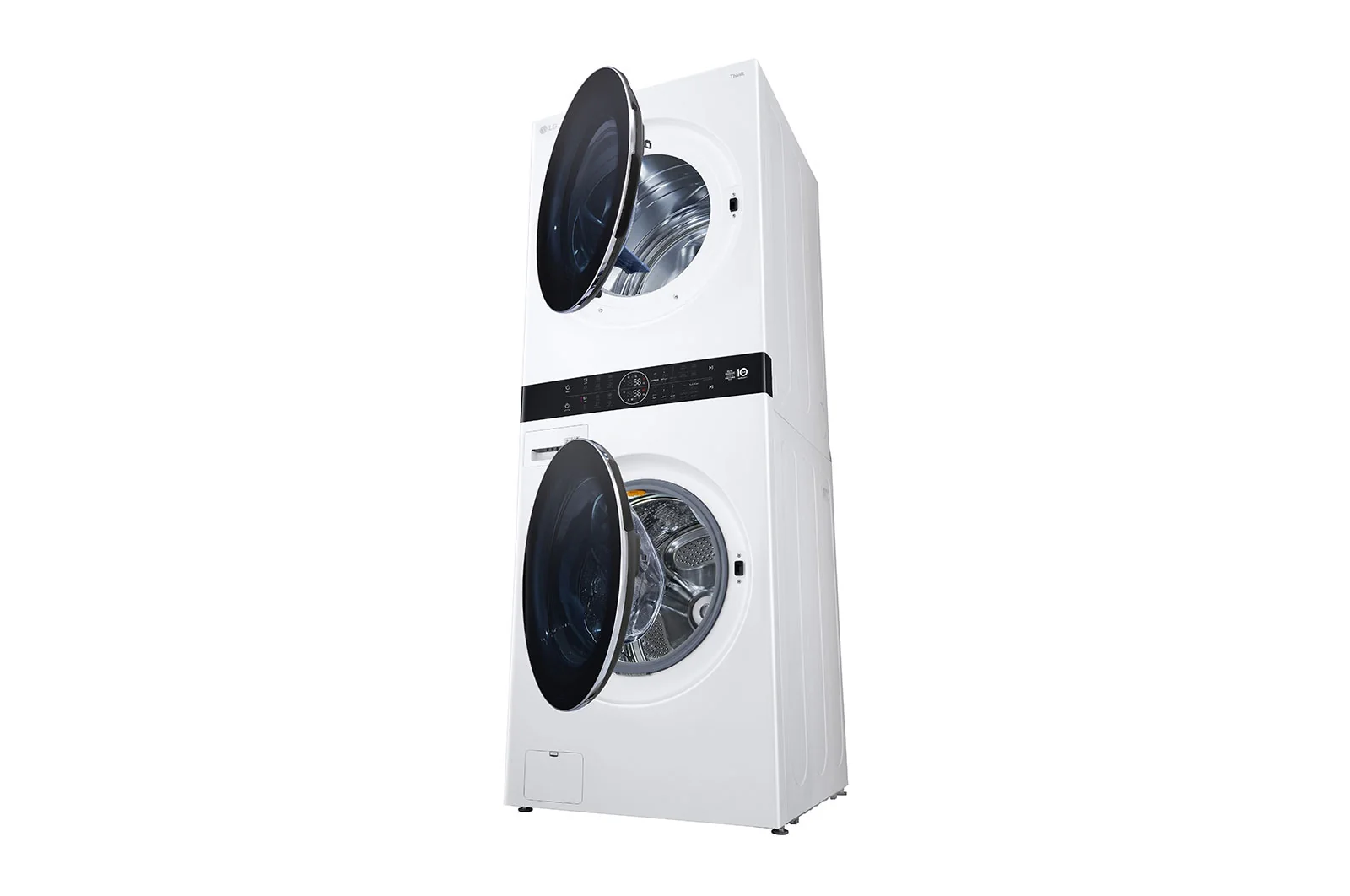 غسالة ونشافة تحميل أمامي ™LG WashTower مع لوحة تحكم مركزية ، لون أبيض، 17 كغم غسالة و 16 كغم نشافة - Image 11