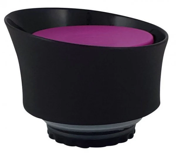 مطرة مشروبات سعة 400 مل من Helios Click N Drink - ستيل وبنفسجي - Image 5