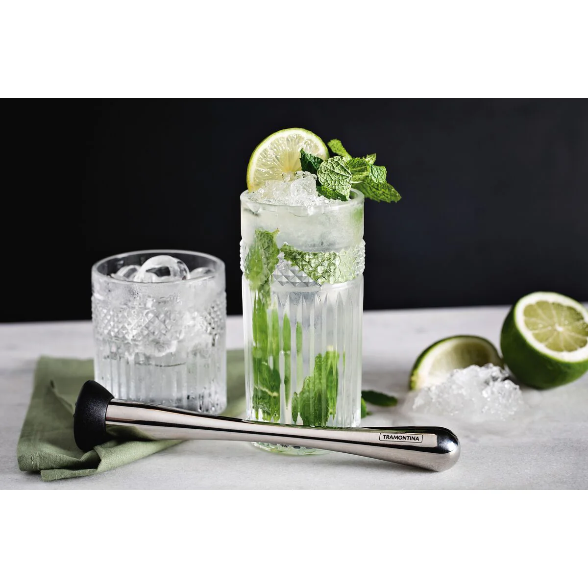 هراسة فواكه/ثلج ستيل 22.4 سم من Tramontina Bar - Image 3