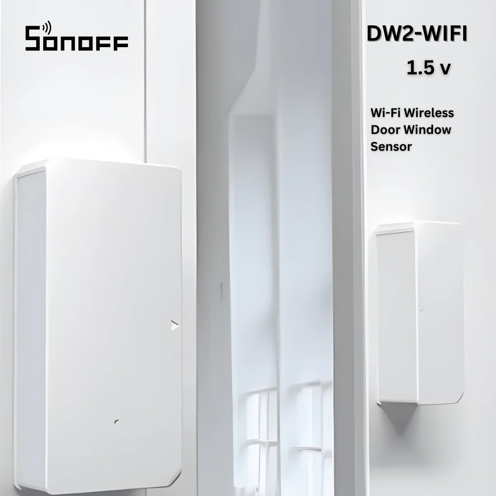 حساس باب ونافذة لاسلكي SONOFF DW2-WIFI | أمان ذكي ومراقبة عبر eWeLink من sonoff - Image 2