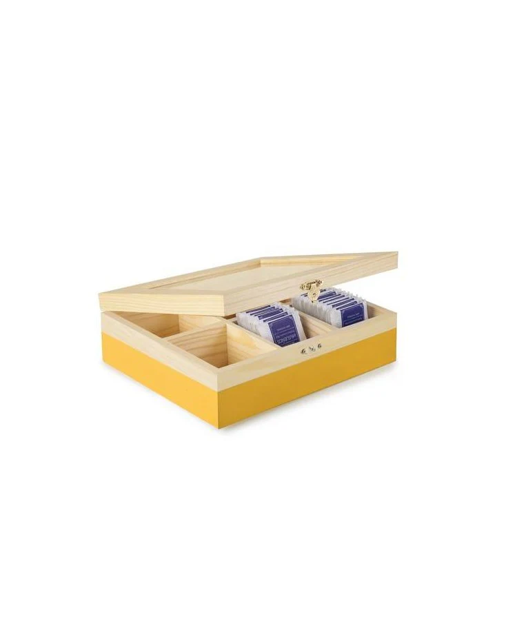 صندوق شاي بـ6 أقسام من Ibili Amarillo - Image 2