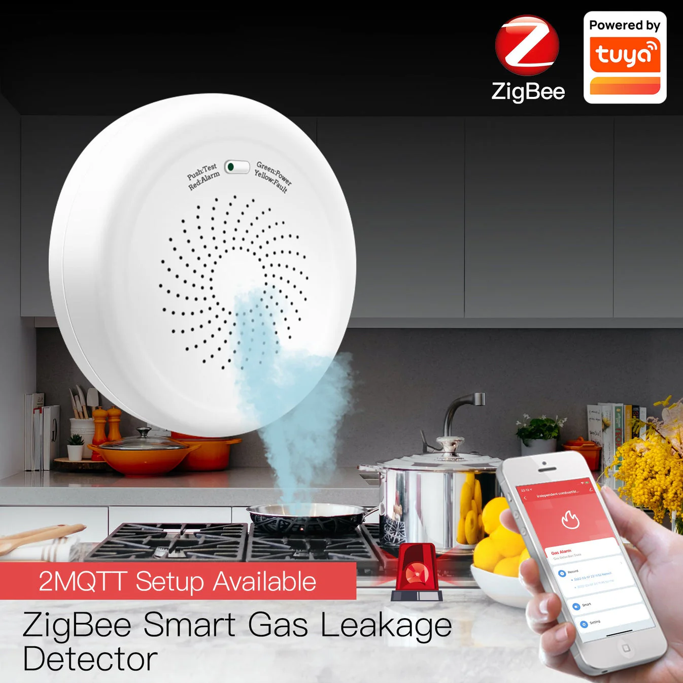 جهاز كشف تسرب الغاز الذكي - ZigBee - Image 2