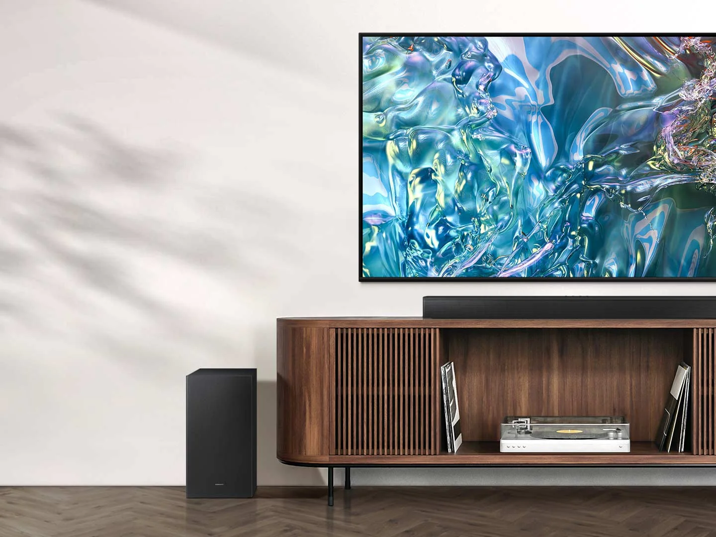 جهاز صوت  B-series Soundbar HW-B650D (2024) بنظام 3.1 قناة ومضخم صوت Subwoofer -محسن من سامسونج - Image 2