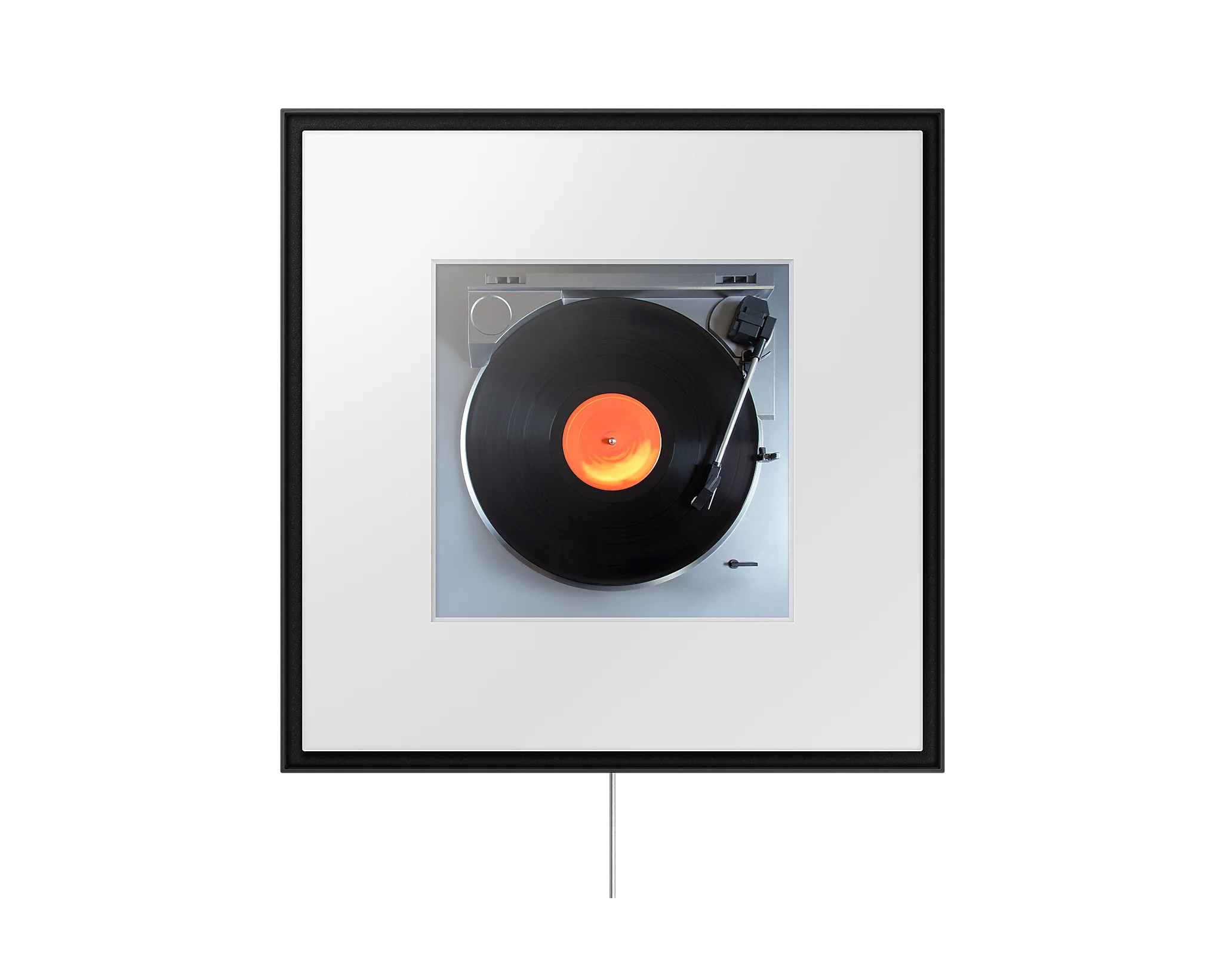 جهاز Music Frame HW-LS60D بتصميم إطار صورة مزود بمكبر صوت لاسلكي (2024) من سامسونج