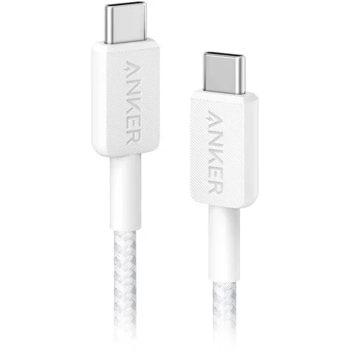 كابل USB-C إلى USB-C 240W مضفر 3 ft للشحن السريع من Anker