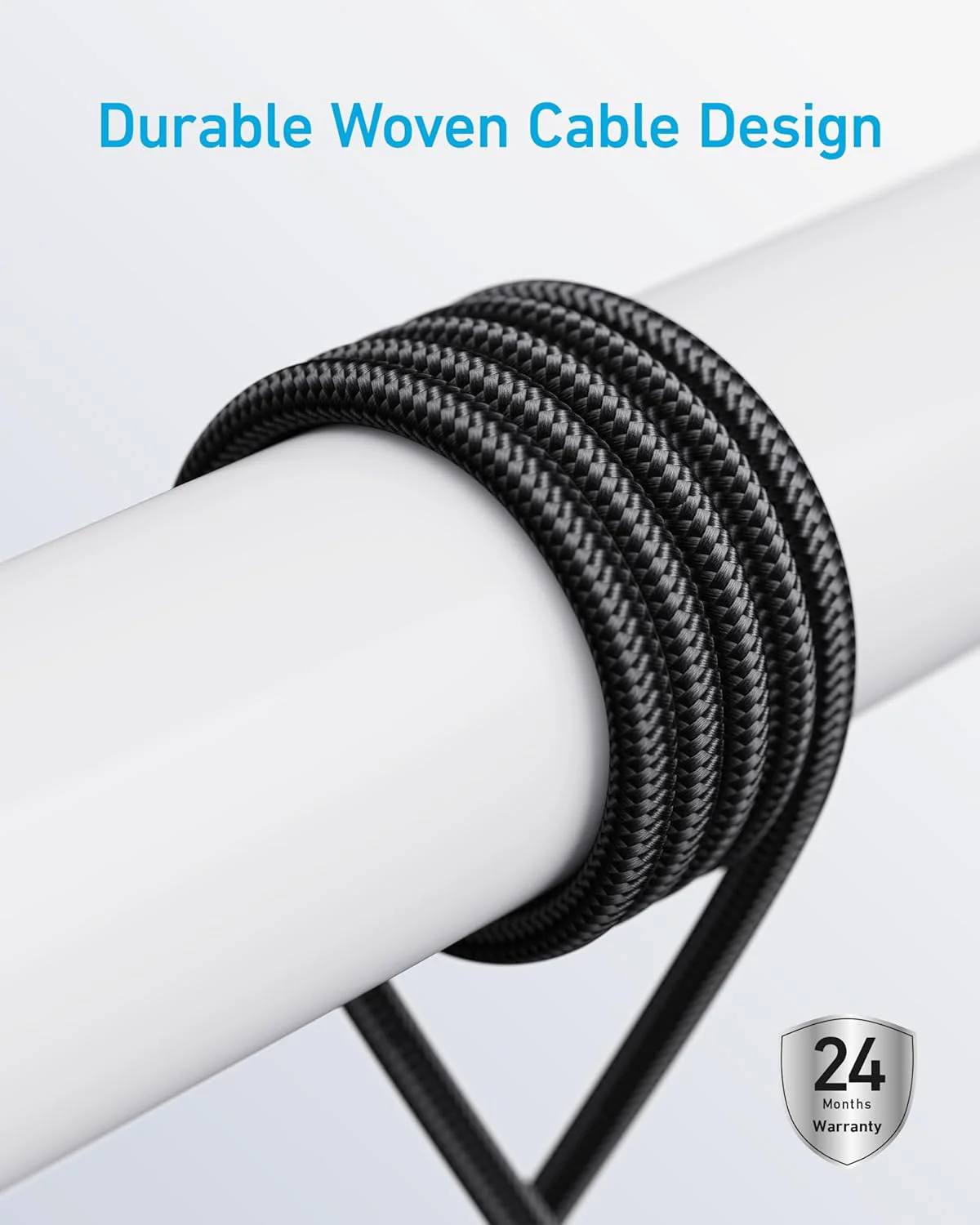 كابل USB-C إلى USB-C 240W مضفر 3 ft للشحن السريع من Anker - Image 4