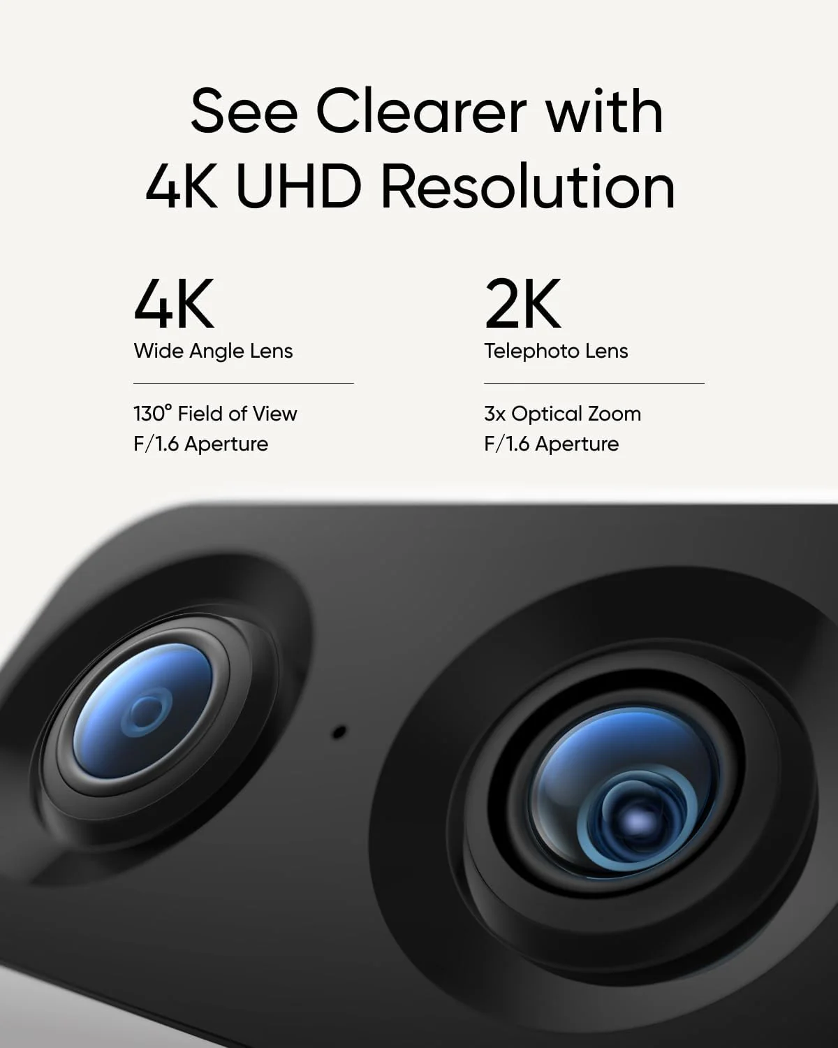كاميرا داخلية S350 بكاميرتين 4K UHD وتغطية 360° من Anker - Image 3