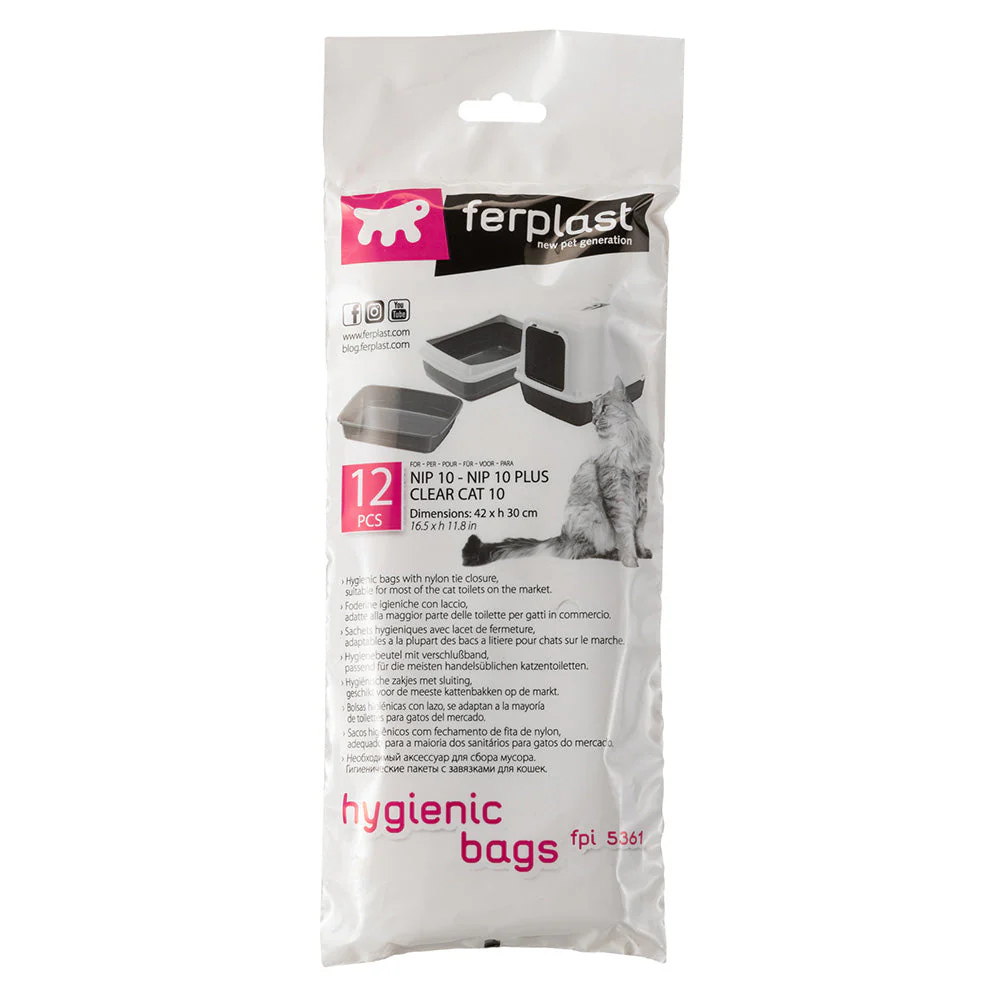 أكياس صحية مقاس M للقطط من Ferplast