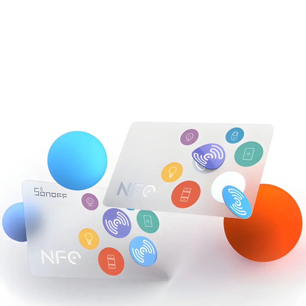 علامة SONOFF NFC-Tag الذكية | ملصق برمجي مقاوم للحرارة للتحكم السريع في المنزل الذكي من sonoff