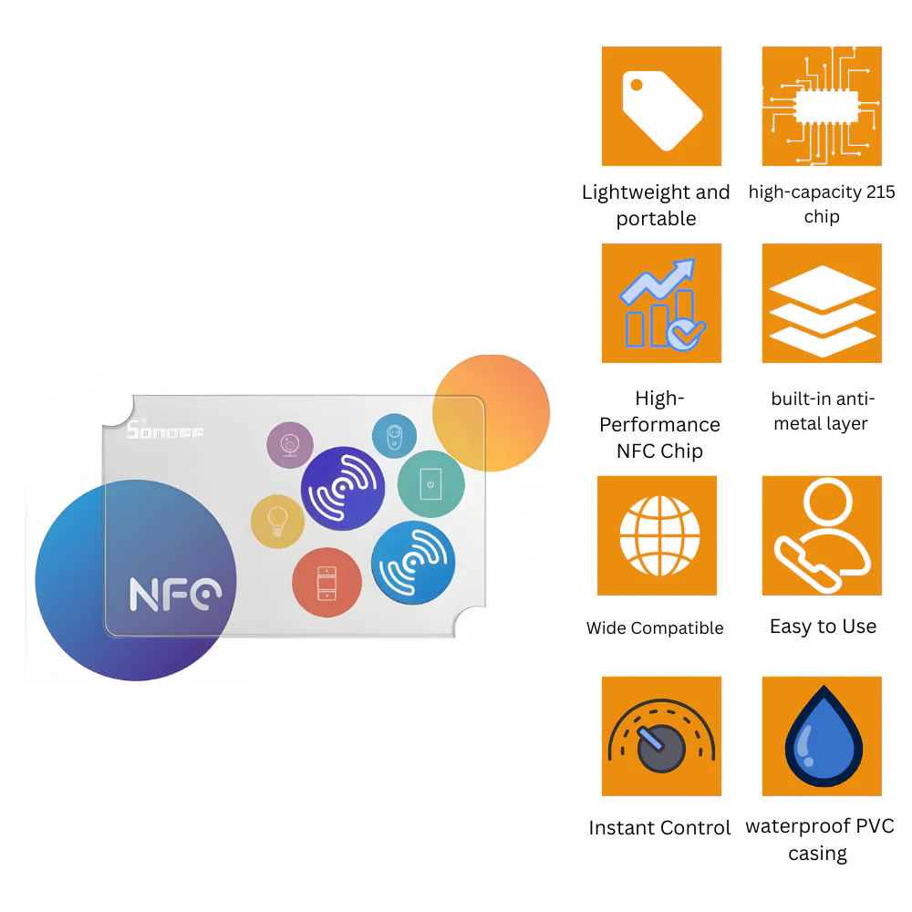 علامة SONOFF NFC-Tag الذكية | ملصق برمجي مقاوم للحرارة للتحكم السريع في المنزل الذكي من sonoff - Image 3