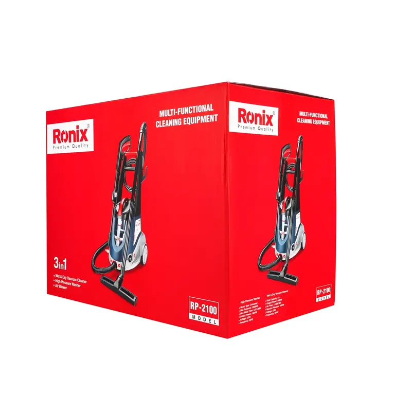 مضخة غسيل مع مكنسة ويلور 100 بار من RONIX - Image 4