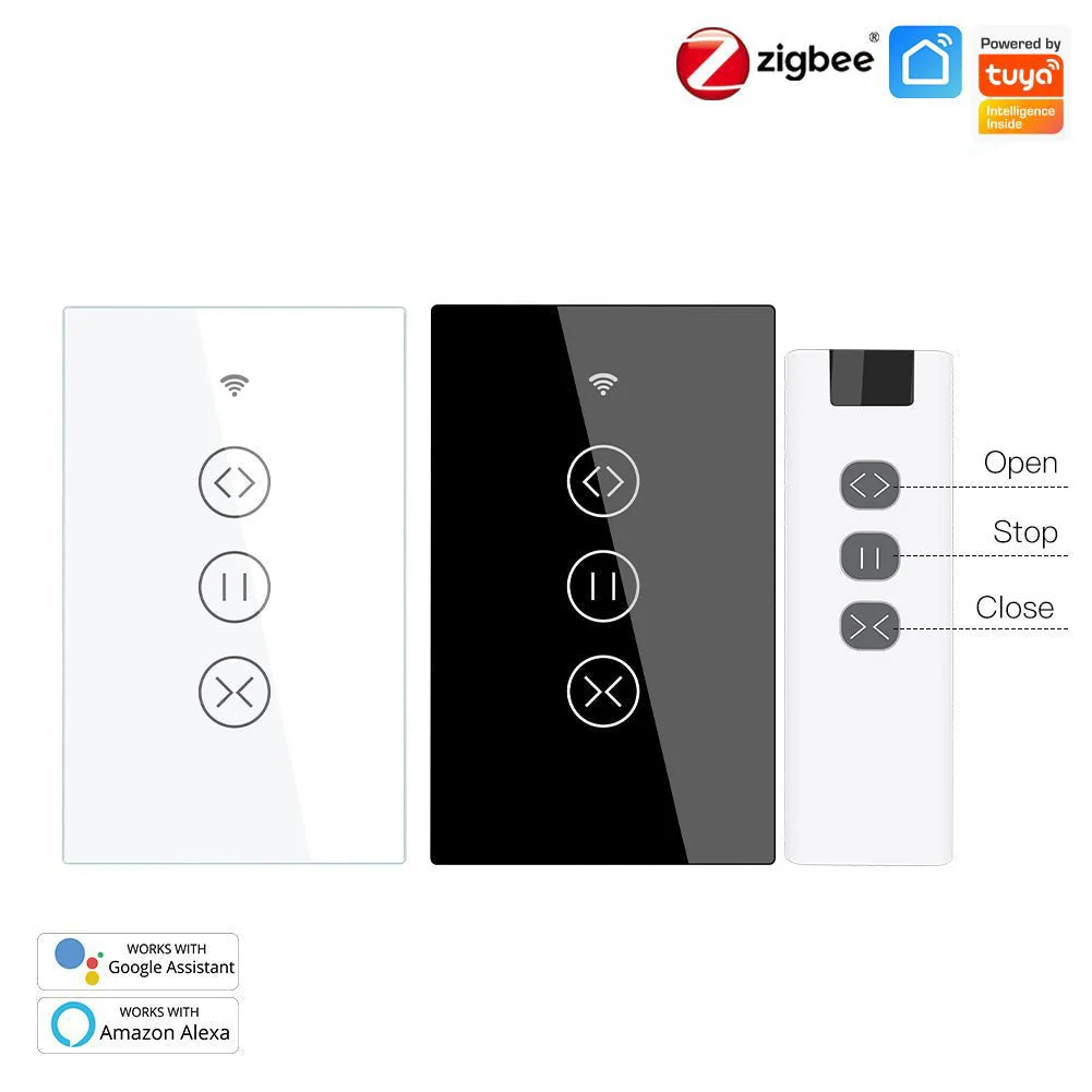 مفتاح ذكي اباجور احادي- Zigbee Mesh - US Type - ابيض